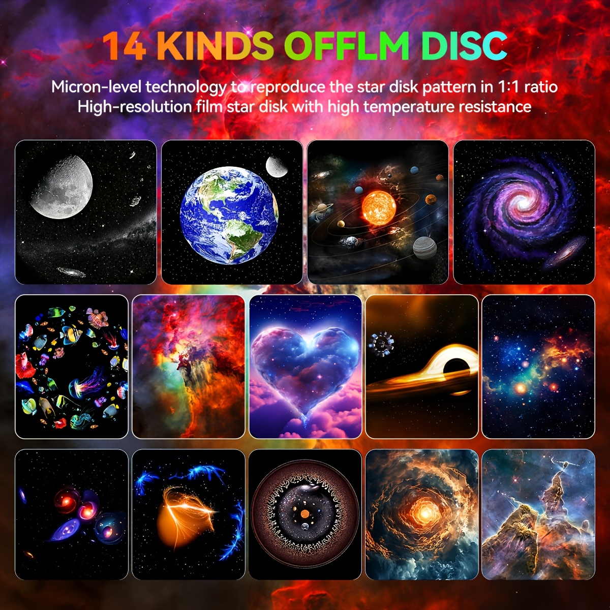 Temu – TEMU 14 Types Of Planetarium Star Projectors With Night Light Function, With Adjustable , 3-speed Adjustable, 360 Â° Rotating Starry Projector,