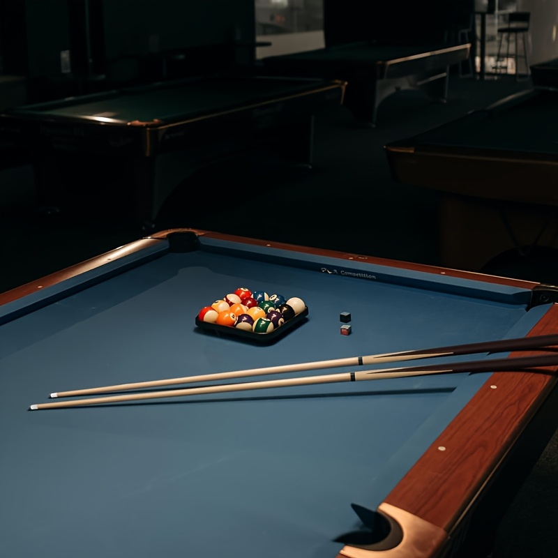 Wooden Snooker/Pool Cues Billiard Sticks 2-Section for Beginners
