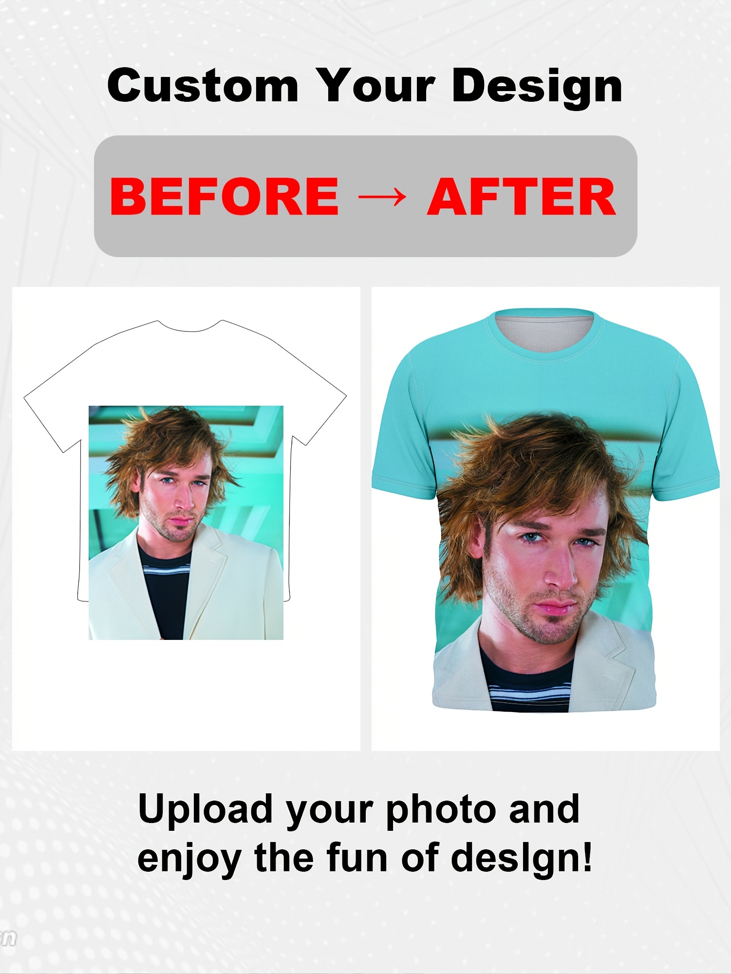 custom t shirt quick dry fabric short sleeve personalized Temu