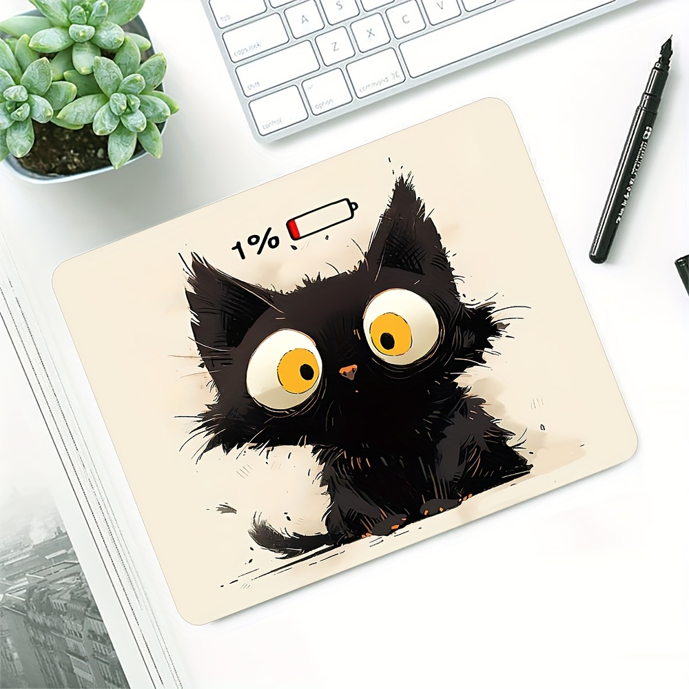 

Funny Square Mouse Pad - Cool Graphic Design Rubber Base, Suitable For Office Computers & Laptops