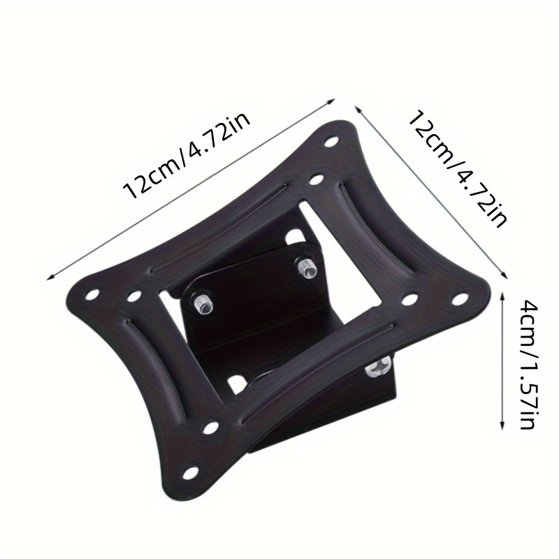 E-shop Verstellbare TV-Wandhalterung für 14-26 LED LCD Flachbildschirme, 100x100 mm, Max. Belastung 30lbs/20kg, Eisenkonstruktion, Schwarz -