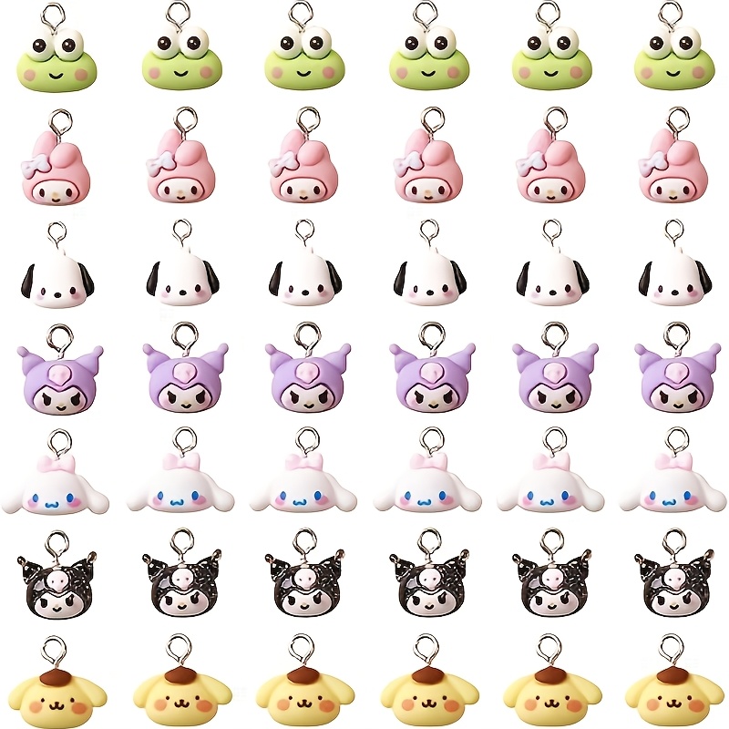 

28pcs Sanrio Set - Pendants For Making, For Bracelets, Necklaces &