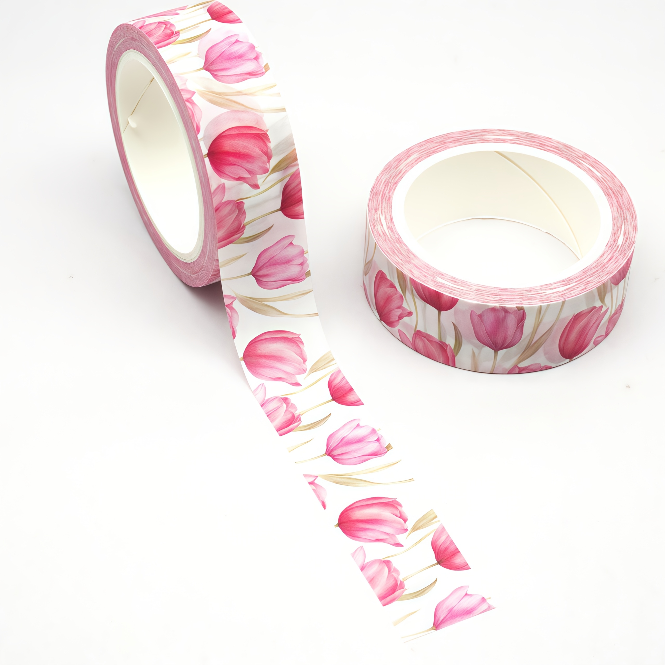 TEMU 1 pz Adesivi Tulipani Colorati 10Mx15Mm, Adesivo Decorativo Qualit� per Artigianato, Confezioni Regalo e Journaling