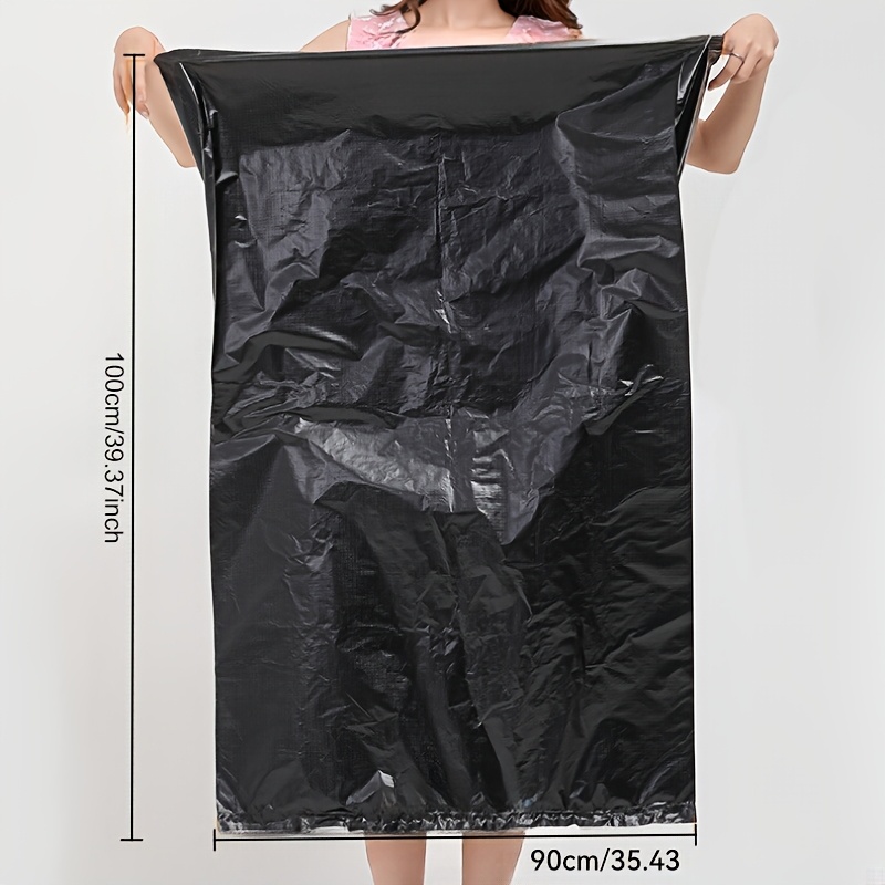 50pcs Extra-large Black Trash Bags - Thick, Odorless Plastic Garbage Bags For Home & Outdoor Use, Cleaning Supplies