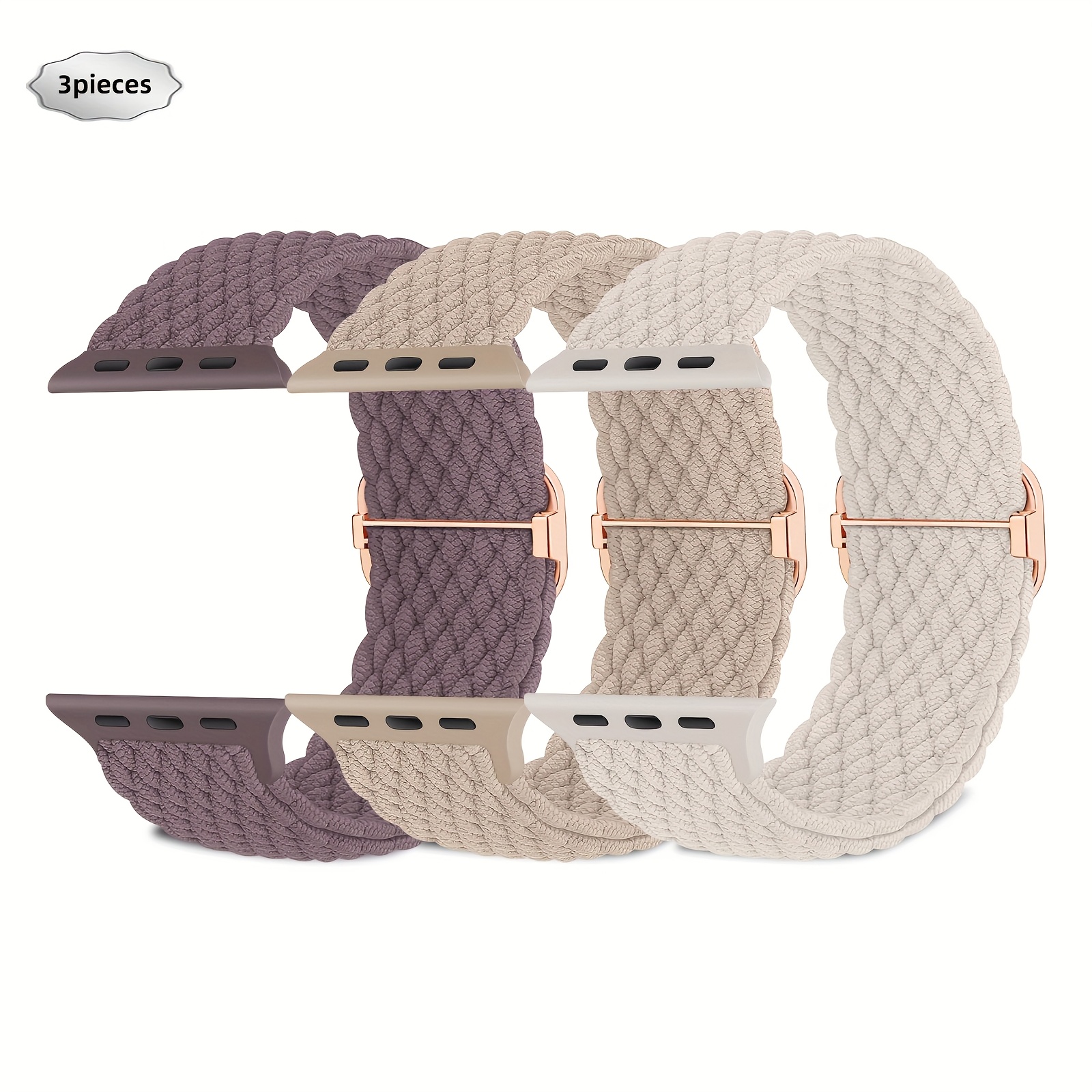 E-shop Elastisches Nylonarmband kompatibel mit Fitbit /2/3, weiches, verstellbares, atmungsaktives Stoff-Elastik-Ersatzarmband, geeignet für Männer und