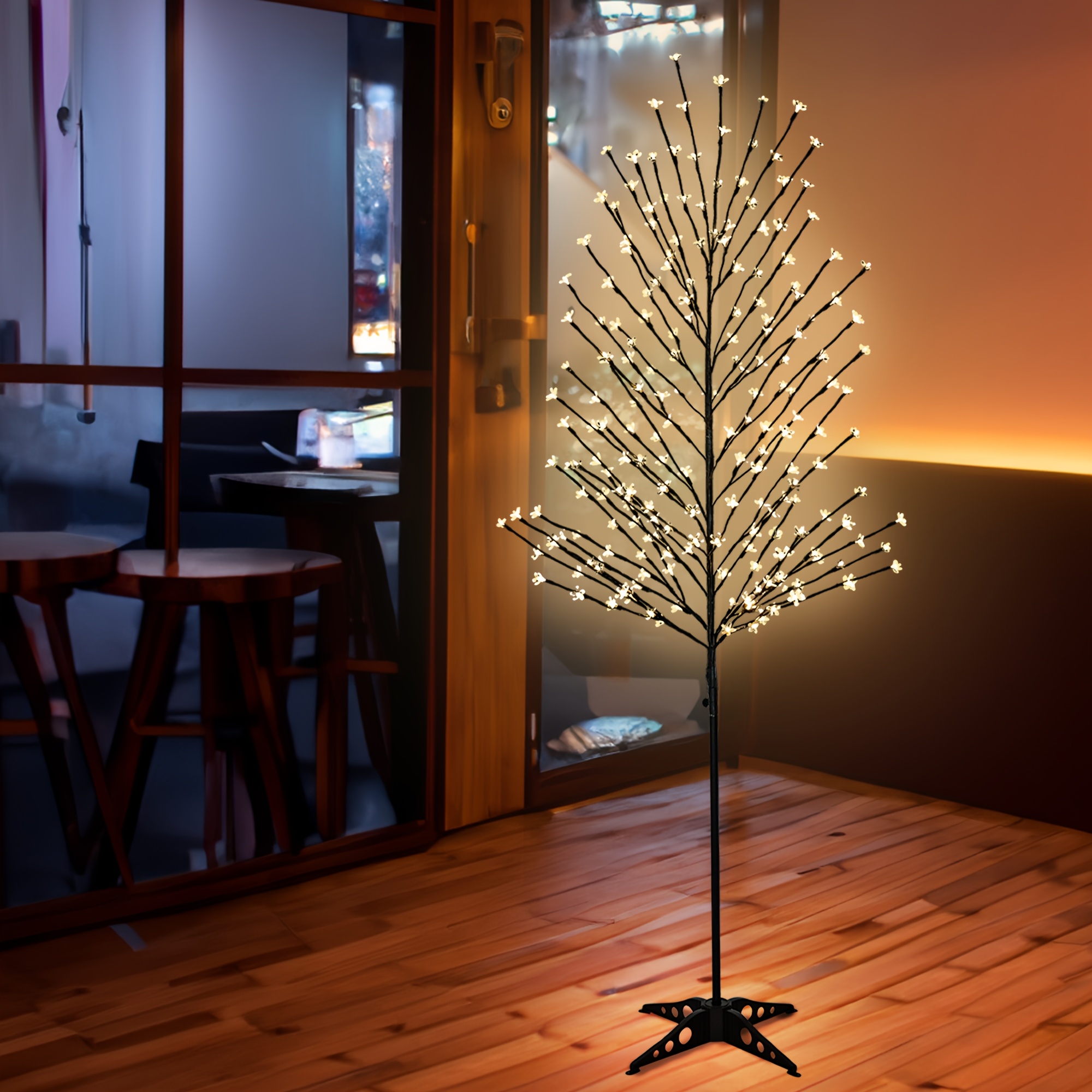 

6-foot Led Cherry , Warm White, With Usb Plug, Suitable For Valentine's Day Decoration, Valentine's Day Gift.