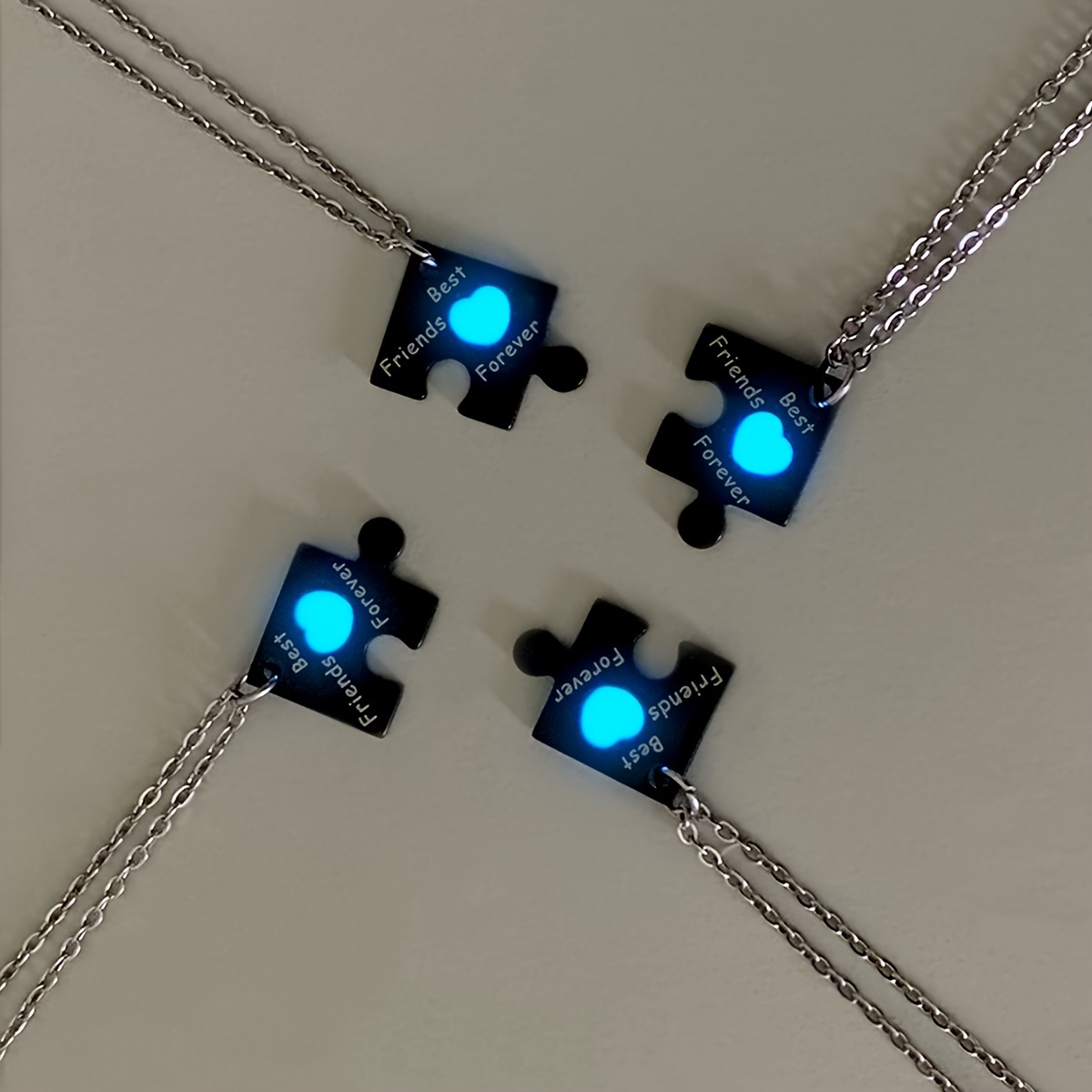 bff necklace sold on Temu United States