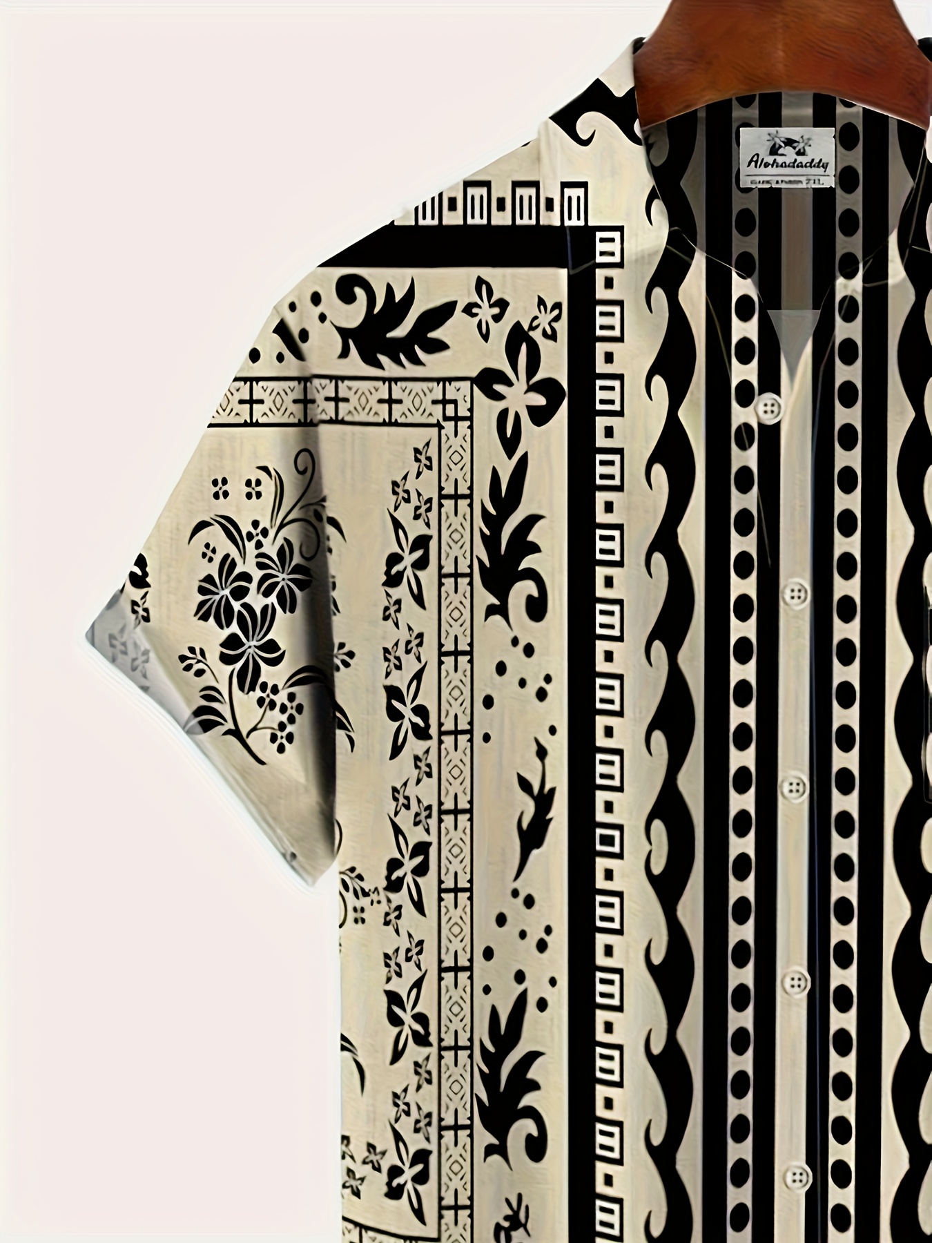 chemise à manches courtes imprimé tropical hommes ajustée Temu