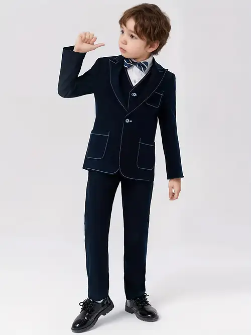 jacket+vest+pants+tie-4pcs set formal dress piano performance graduation ceremony suit wedding attire | Free Shipping On Items Shipped From Temu | Temu Canada jacket+vest+pants+tie-4pcs set formal dress piano performance graduation ceremony suit wedding attire | Free Shipping On Items Shipped From Temu | Temu Canada
