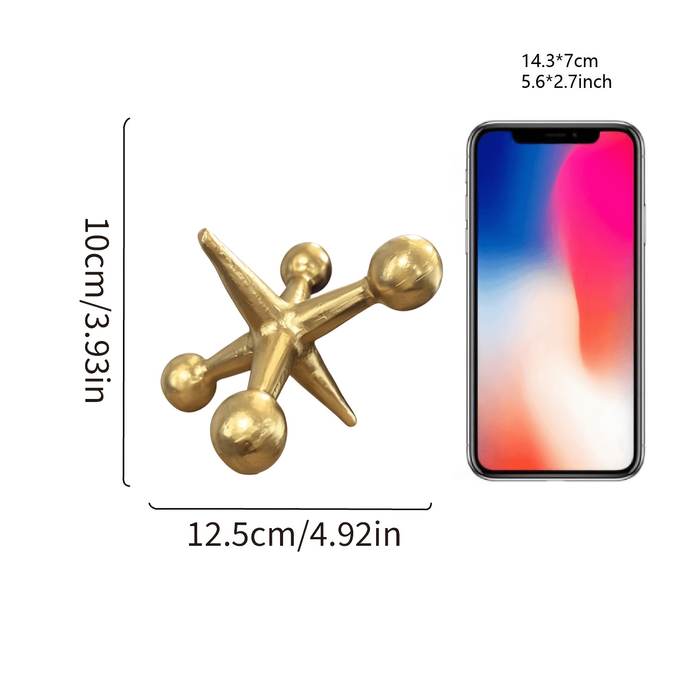TEMU 1pc Jack Resin Ornament. It's Perfect For Placing On A Bookshelf, Coffee Table, Or Side Table, A And Modernity To And Easily Complementing Your