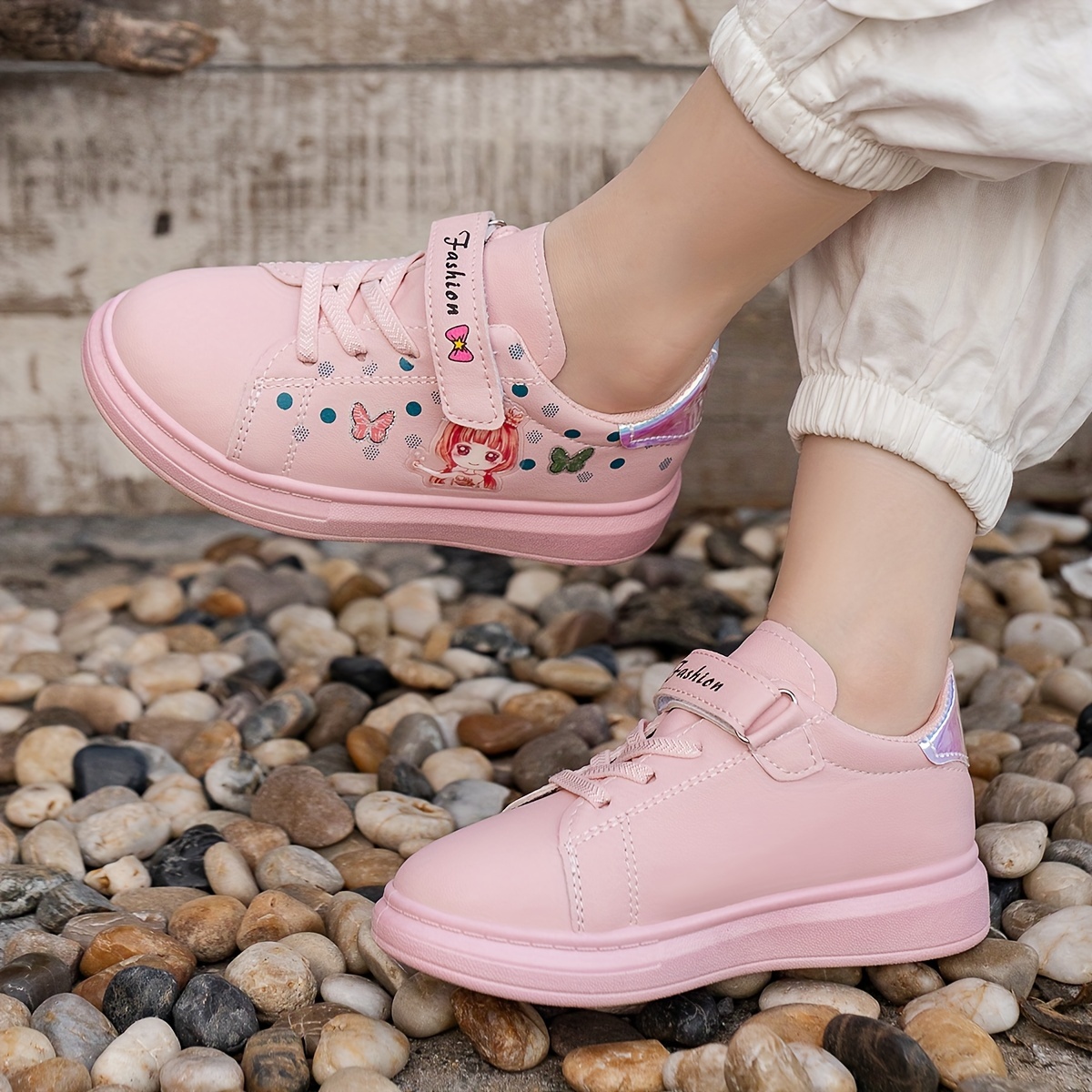 Shoes Girl 2018 Girls Black And Red Canvas Shoes, Size: 38-45 At