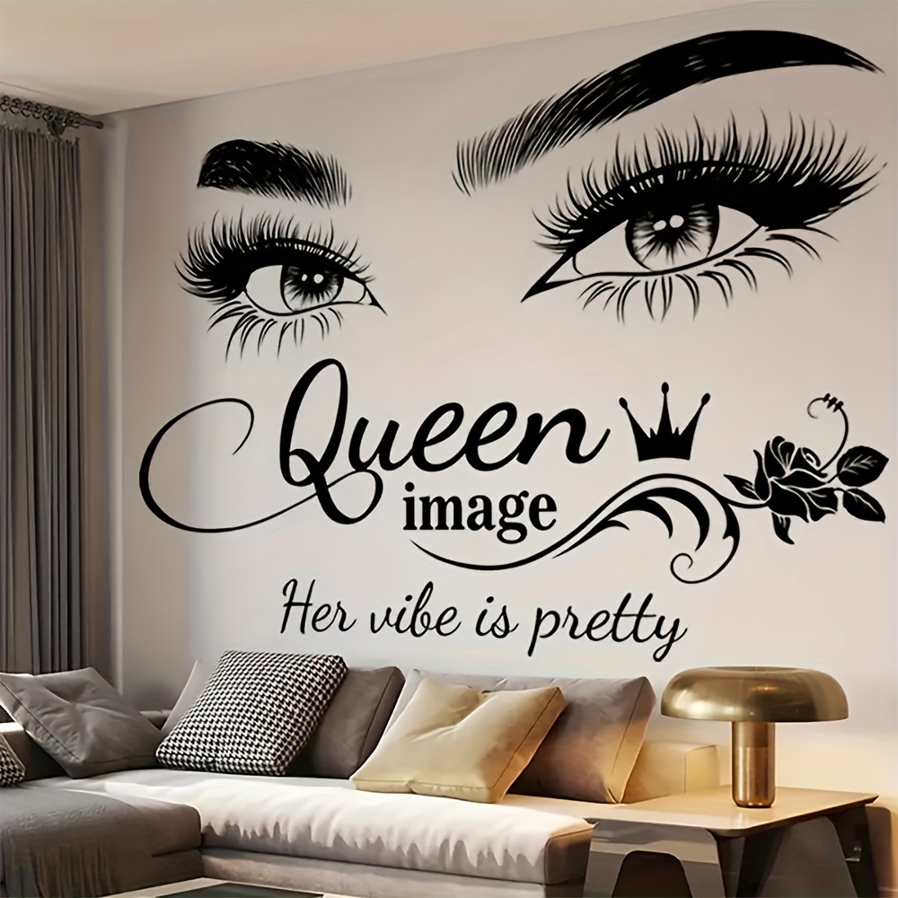 Image of 1pc Of Decorative Wall Stickers With Letters For The Bedroom And Living Room