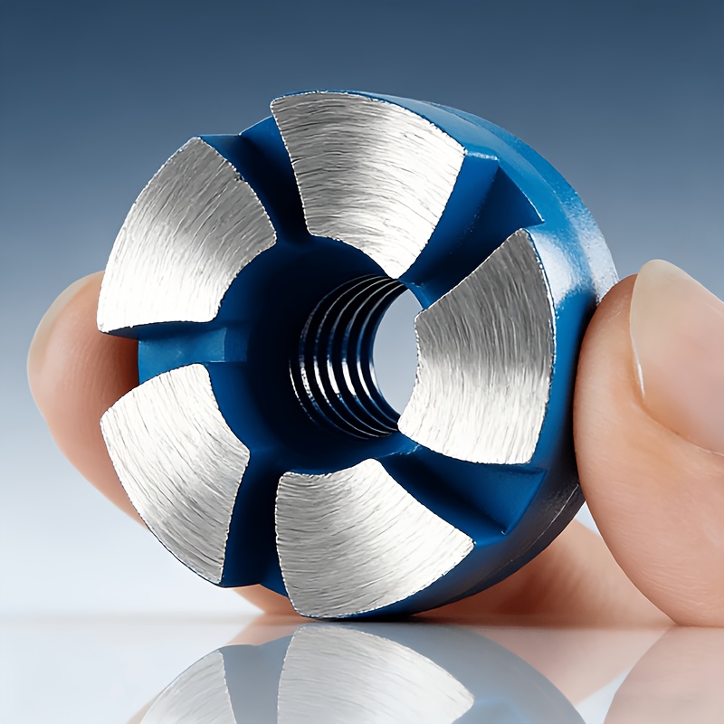 TEMU 1-inch Diamond Flat Grinding Head, Small Grinding Disc For Angle Grinder, Suitable For Concrete, Granite, Marble, And Metal