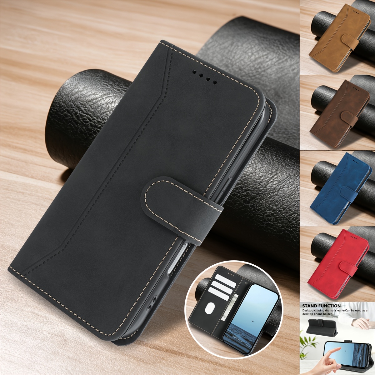 TEMU Phone Case: [for Iphone Wallet Cover]wallet Mobile Phone Case For Iphone 11/11 Pro/11 Pro Max, Xr/xs Max/x/xs, 7/8/se2/se3, 7 Plus/8 Plus,