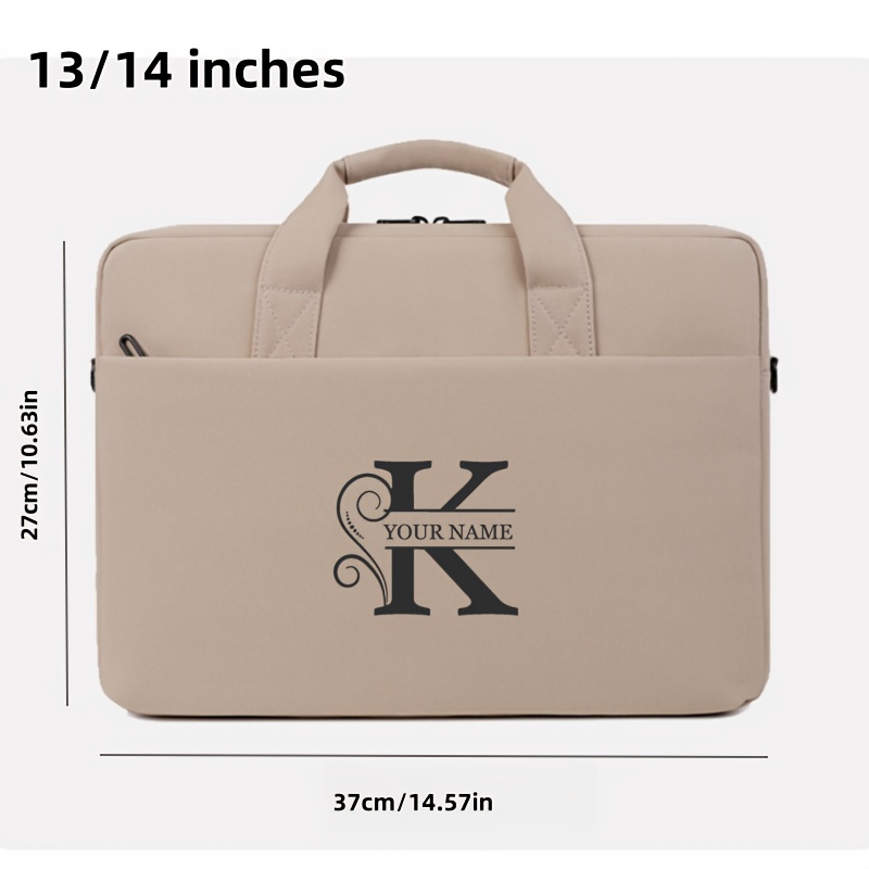 Personalized Large-Capacity Laptop Backpack with Custom Text Option
