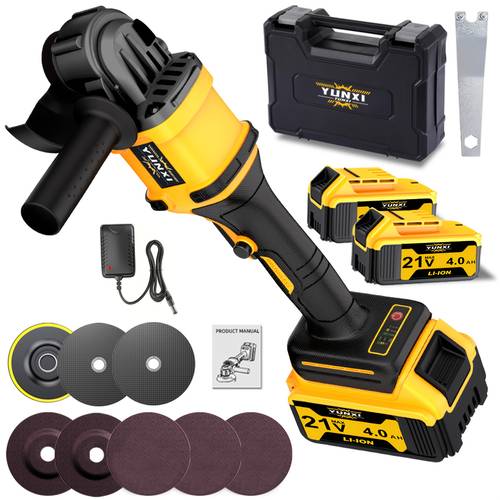 2026 new cordless lithium battery angle grinder toolbox charger and complete additions a multifunctional handheld electric polishing machine suitable for grinding and polishing providing professional polishing gifts for fathers and