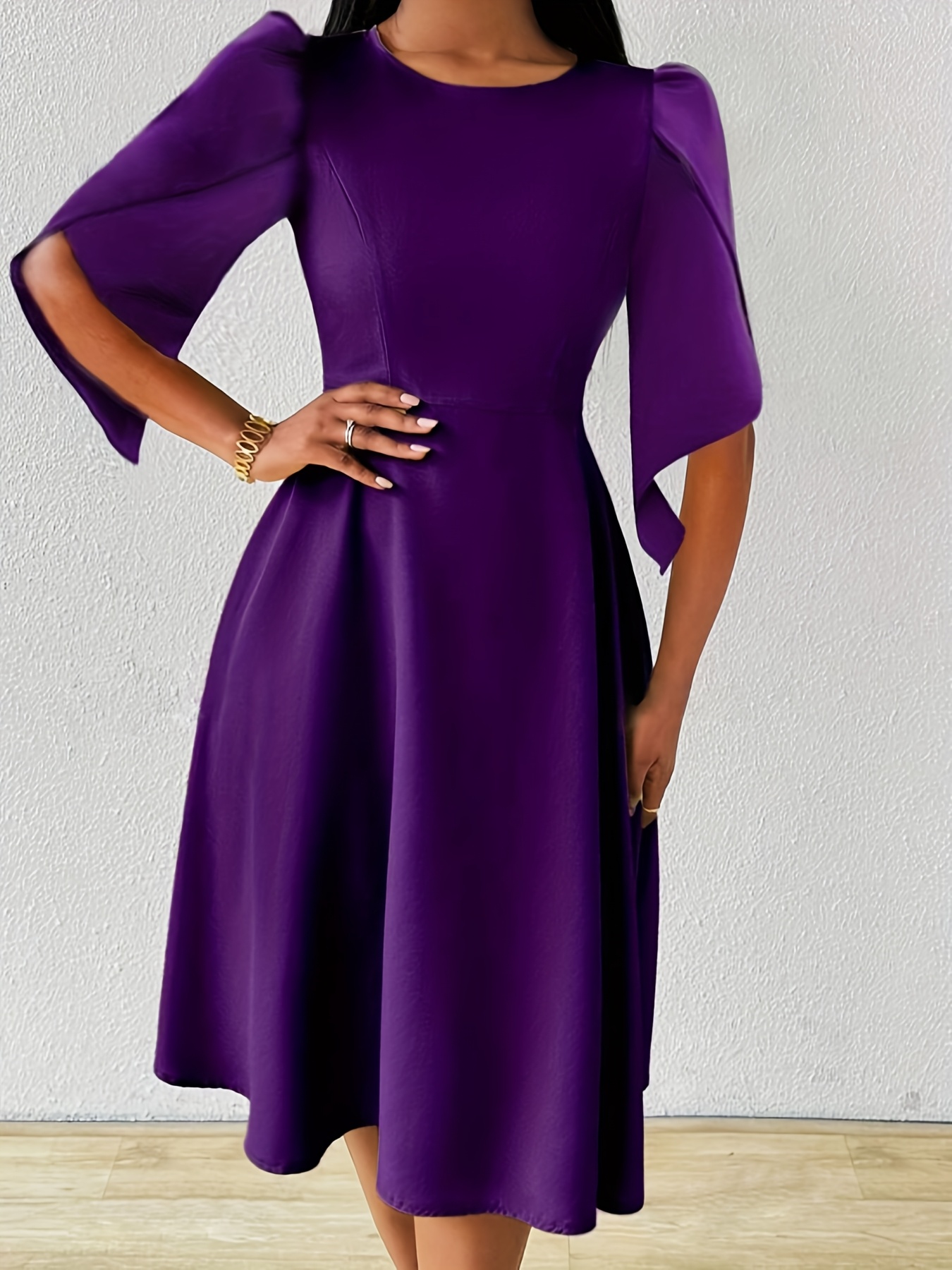 strapless open back dress 1950s Black Velvet Purple Rose Dress