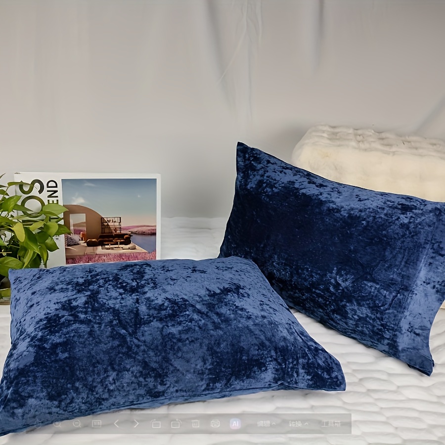 Navy blue clearance pillow shams standard