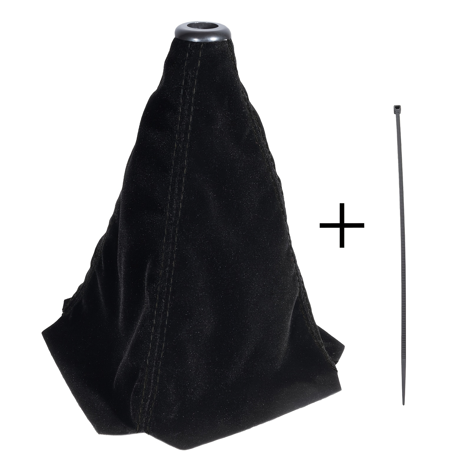 TEMU Cache de de vitesse universel manuel en velours, protection contre la poussière, modification intérieure de voiture, accessoire d'amélioration,