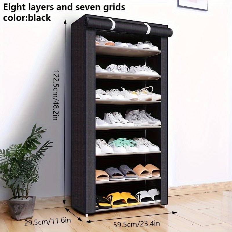 

Space-saving Multi-layer Steel Shoe Rack - Dustproof, Easy Assembly For Home & Dorm Storage