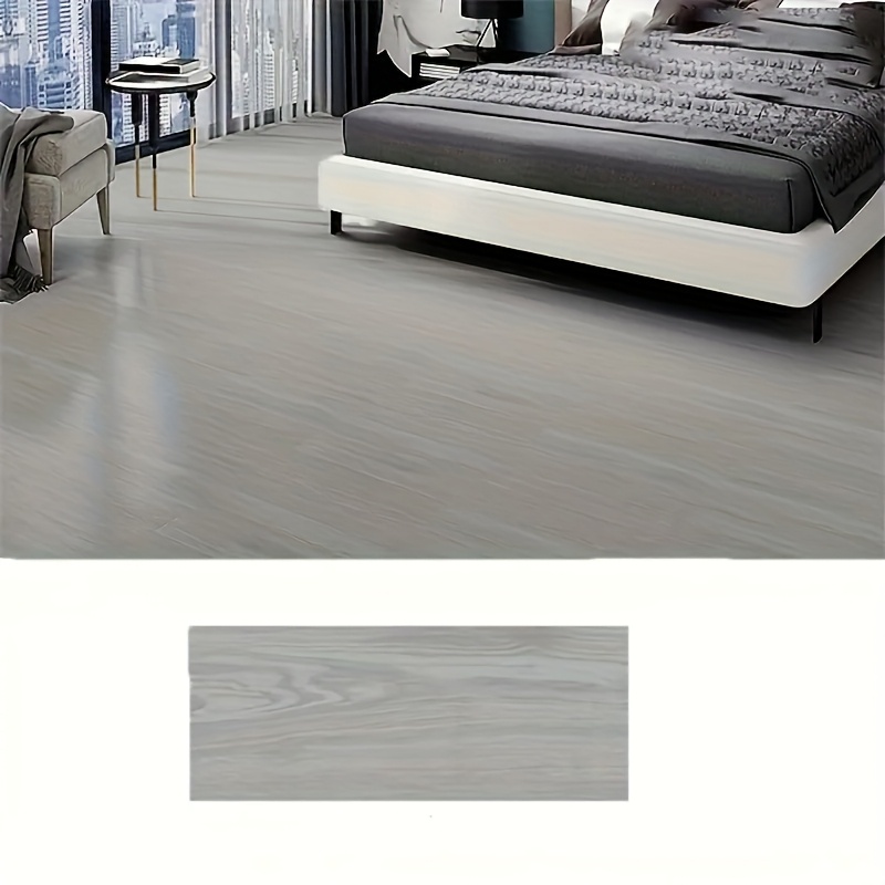 E-shop 20/40 Stück Realistische Holzmaserung Selbstklebende Vinyl-Bodenfliesen - Wasserdicht, Rutschfest, Leicht Zerreißbares Design, Selbstklebende