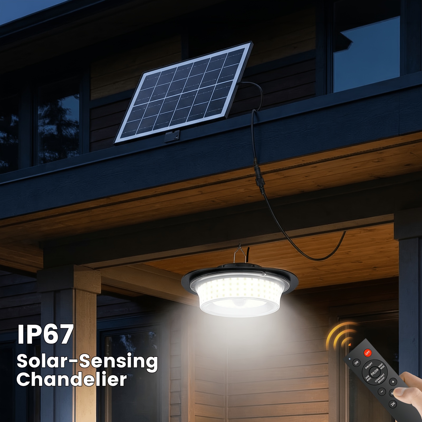 Image of 1pc Solar Outdoor Light, Solar Lights For Outdoor Use With Motion Sensor, 5 Solar Outdoor Light Ip67 Wide Angle Lighting Bright Solar Light Solar Spotlight For Outdoor Home Wall Garden