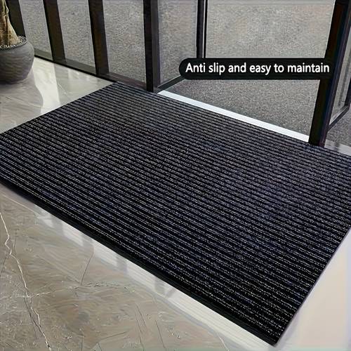 striped non slip doormat durable outdoor entrance mat stripes door mat for entryway balcony and hallway kitchen floor mat new year gift