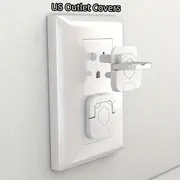 30 60pcs us outlet covers proofing outlet covers safety electric plug protectors to prevent details 1