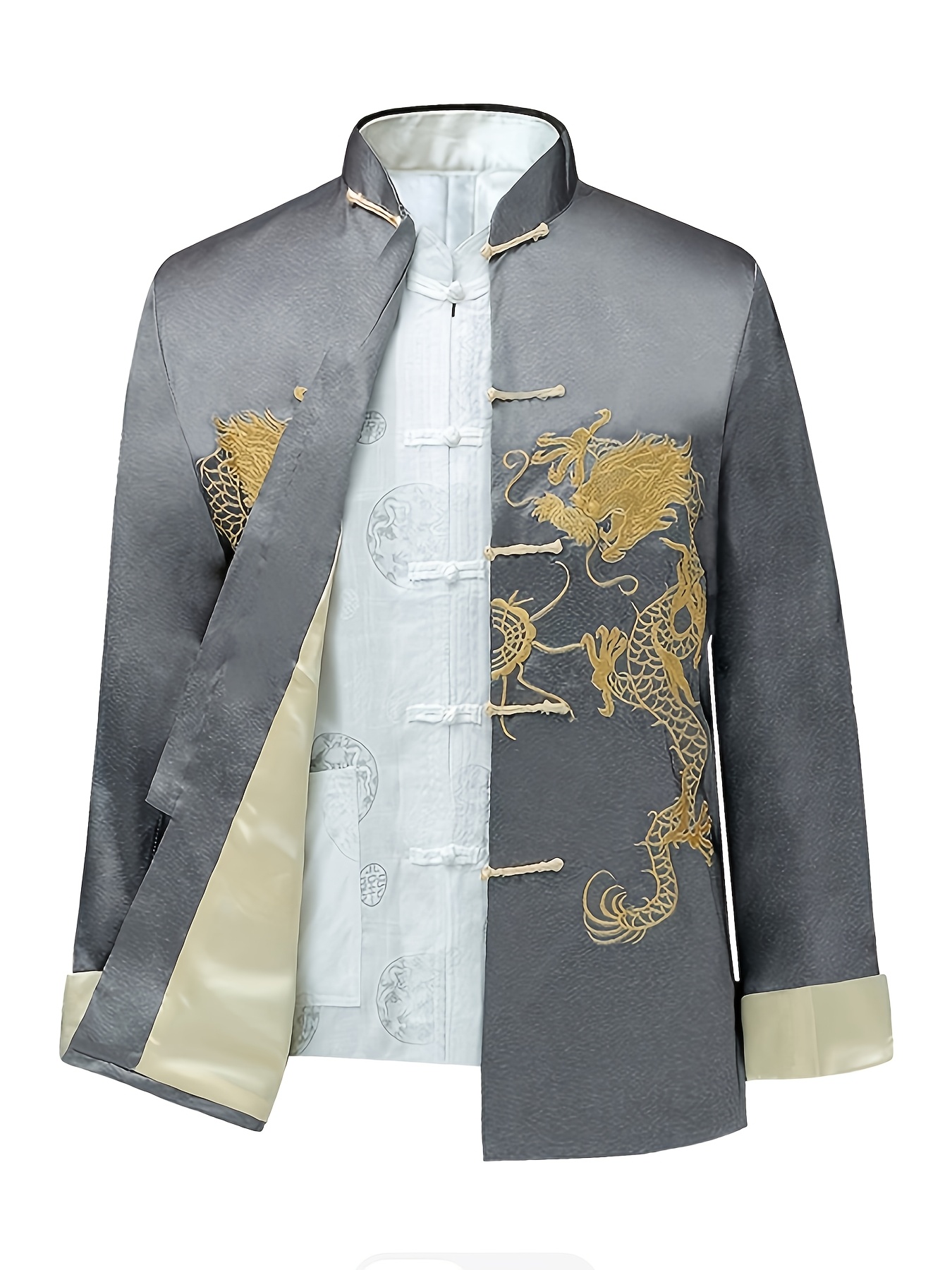 spring and autumn mens tang suit jacket chinese   costume wedding     new year performance outfit gift for dad gift for husband chinese size please check the size guide  
