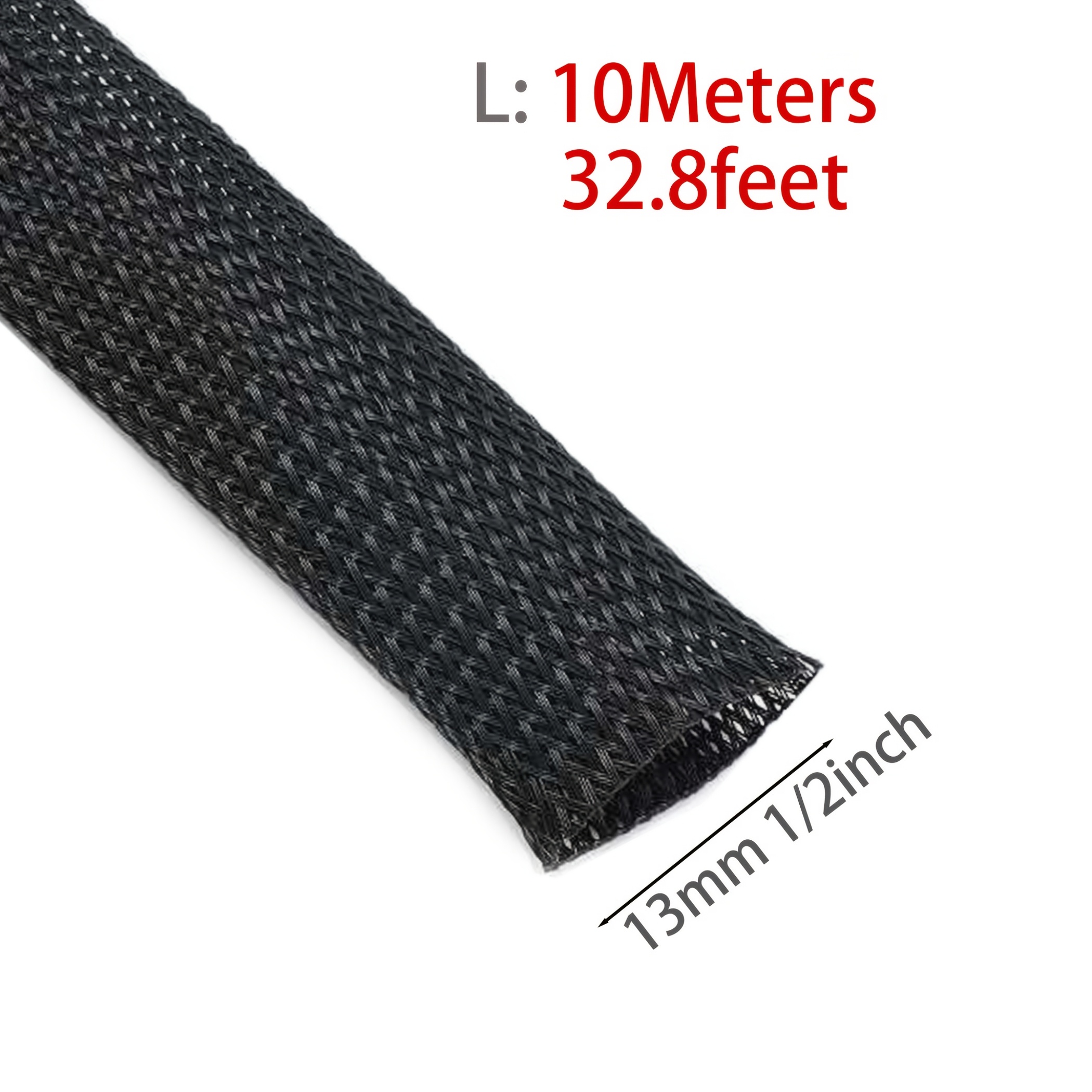 Split Wire Loom Tubing Cable Sleeve Cord Wrap Protect Cat