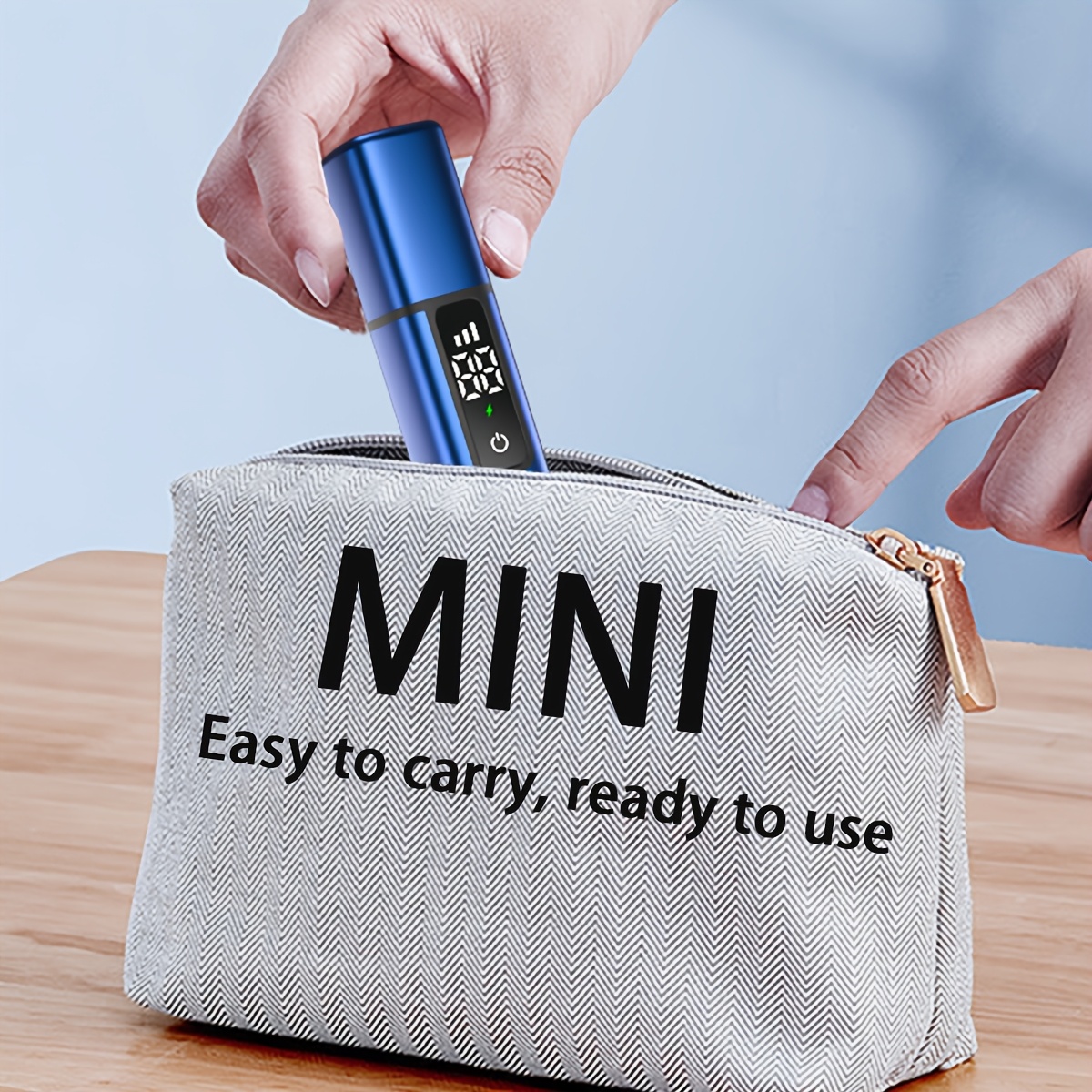 mini mens electric ear nose hair trimmer   professional grooming tool with led display usb c rechargeable compact portable design durable plastic construction ideal holiday gift for men barber accessories Product details 7