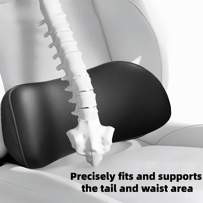 Luxury Car Waist Cushion - Breathable Mesh Back Cushion, Reduce Driving Fatigue, Ergonomic Car Seat Waist Cushion - Long Distance Travel Comfortable Waist Cushion, No Deformation, Fit the Back Curve, Car Interior Upgrade Accessories