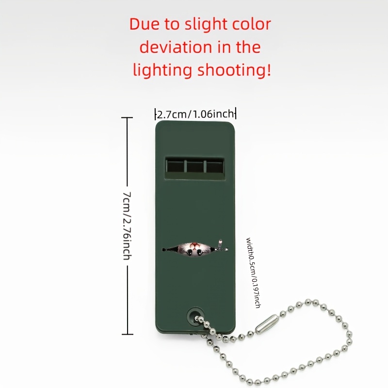 Portable Shark Pattern Survival Whistle for Outdoor Adventures