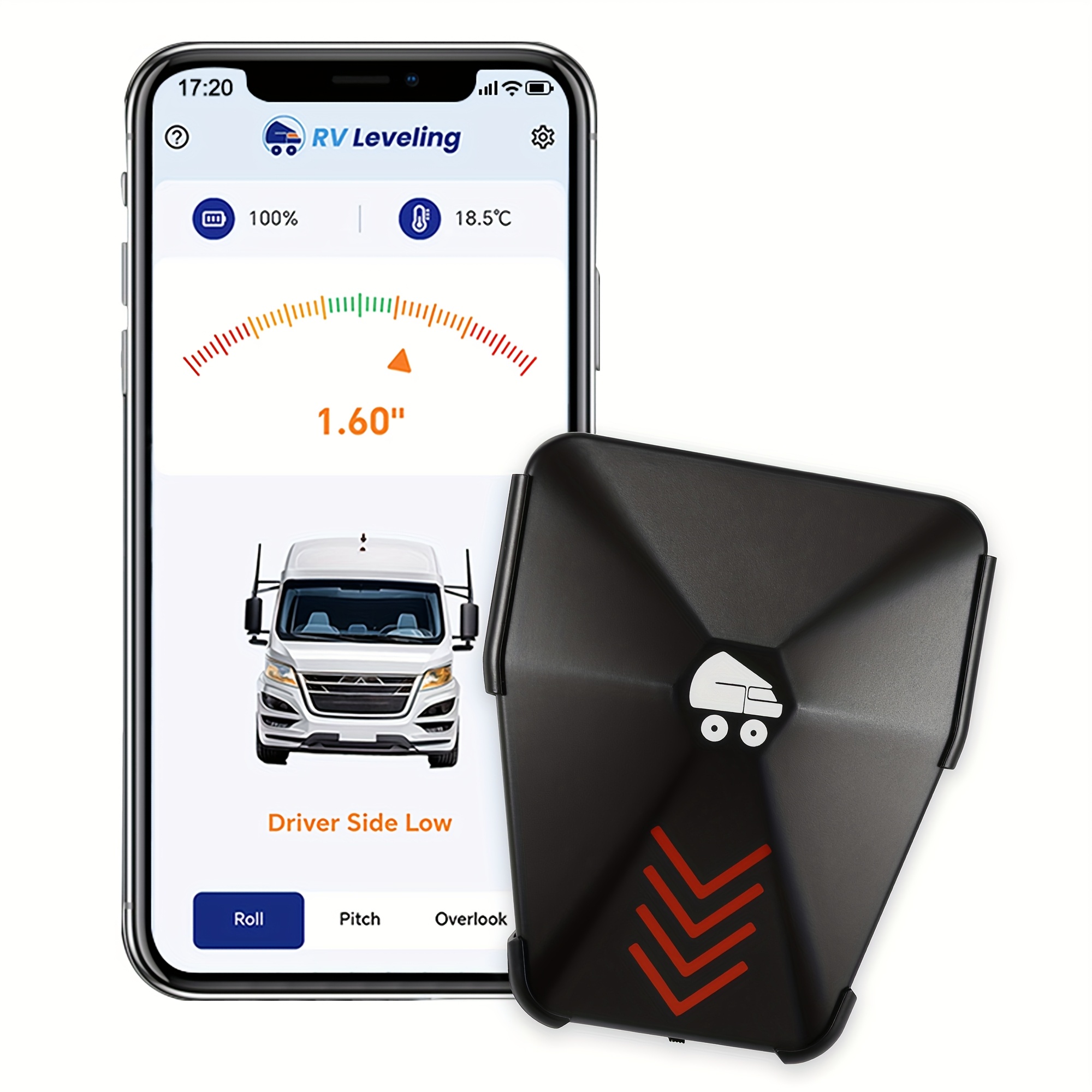 TEMU Wireless Rv Leveling System With Wireless App Real Time Monitoring For Camper Trailer Setup Essential Accessories