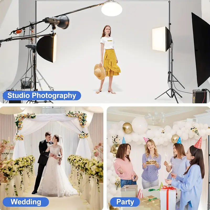 adjustable photography backdrop stand clamps sandbags Temu