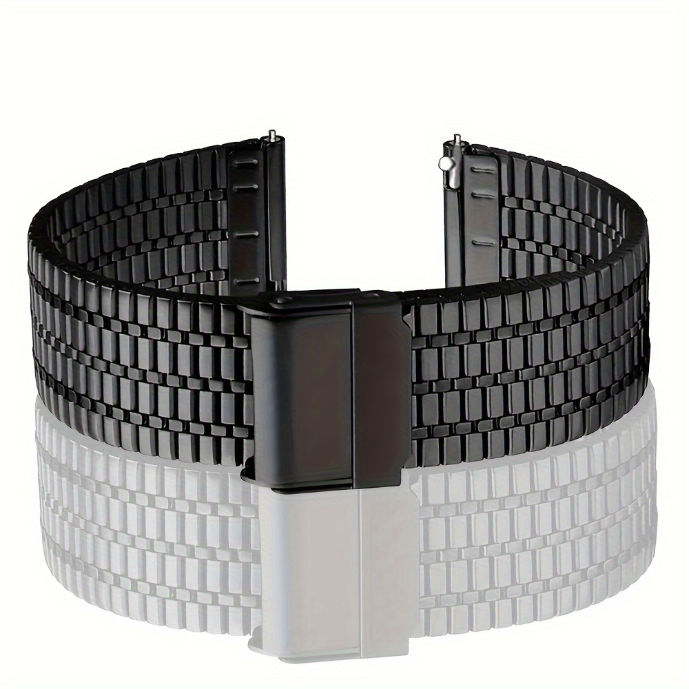 

20mm 22mm Width Interface Strap Suitable 7 6 5 4 40mm 44mm 6classic 47mm 43mm Gear Frontier Stainless Steel Strap Suitable For 3 2 2e Bracelet