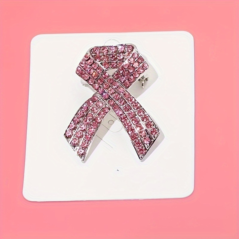 TEMU 1120shiny Delicate Everything Fans With Brooch Badge October Care For Women Logo Event Care For Public Card Pin Jewelry