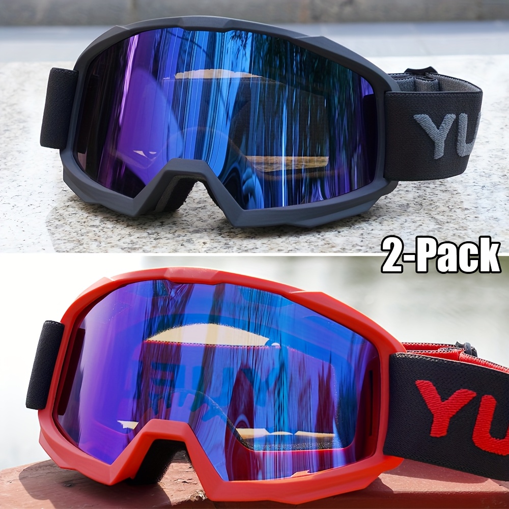 2-Pack Trendy Ski Goggles Ultra Lightweight High Cost-Effective