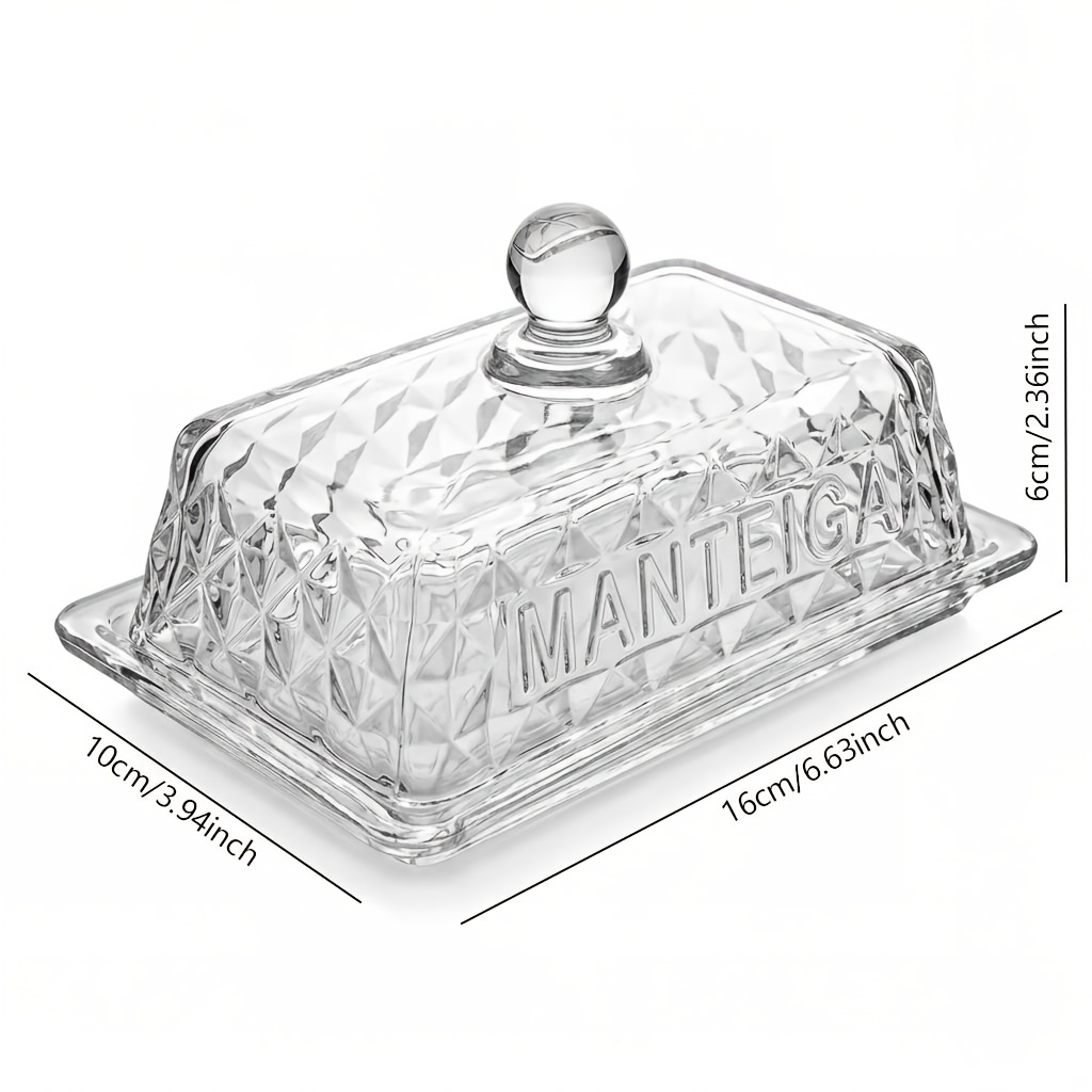 TEMU Boîte de conservation du , compatible réfrigérateur, convient pour et , plateau à en verre transparent couvert, conservateur de et récipient de