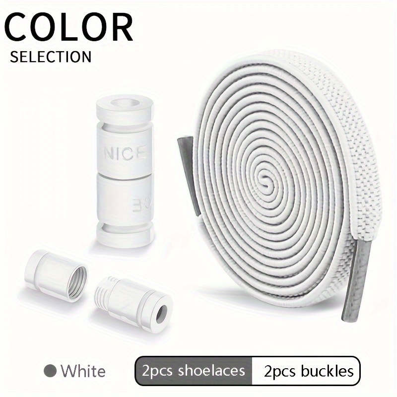 Image of No-tie Elastic Shoelaces For Sneakers - Shoe Strings