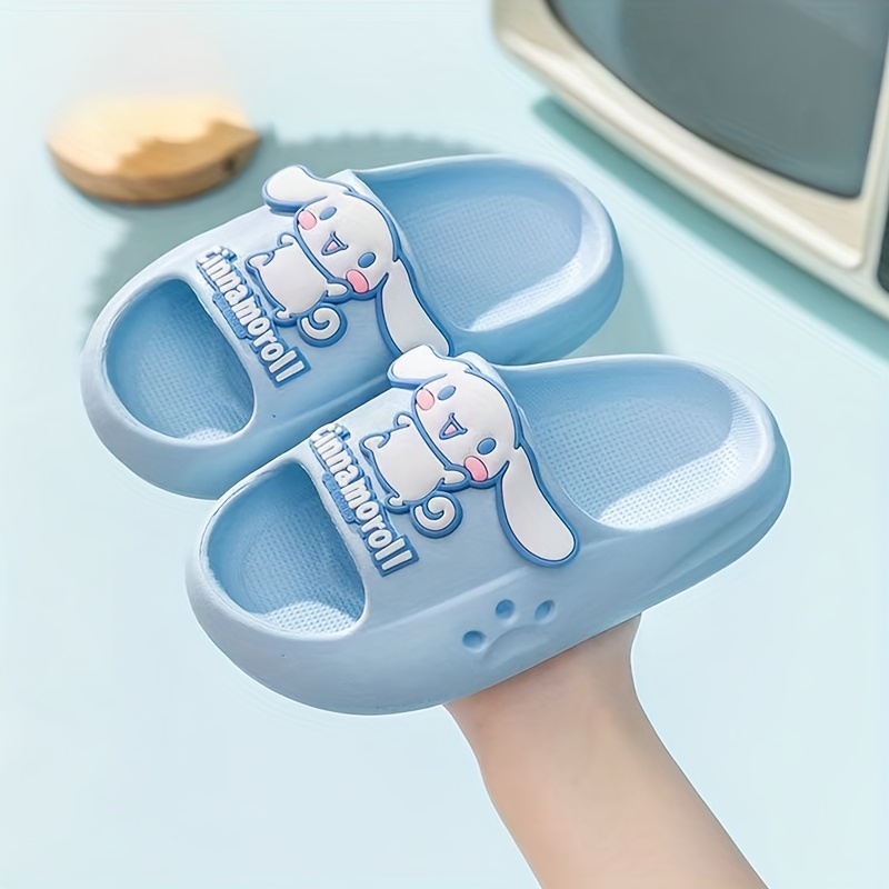 Summer Slippers for Girls and Boys Anti-Slip Indoor/Outdoor Cartoon  Design Sandals, EVA Material, Cute Home Shoes