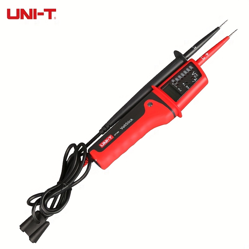 Image of Uni-t Voltage Tester, 690v Voltage Tester Pen, Auto-ranging & Phase Rotation Tester, Continuity/polarity Detector, Led Light, Buzzer For Electricians Digital Voltmeter Continuity Multimeter