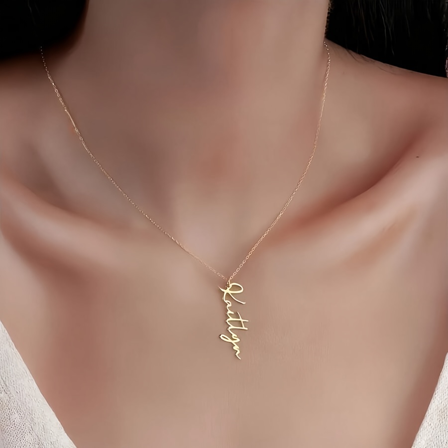 Personalized Golden & Silver Name Necklace — Everyday Wear