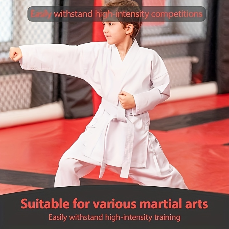 180cm extra thick stretchable judo taekwondo karate belt durable machine washable martial arts belt for professionals training long length for multiple styles