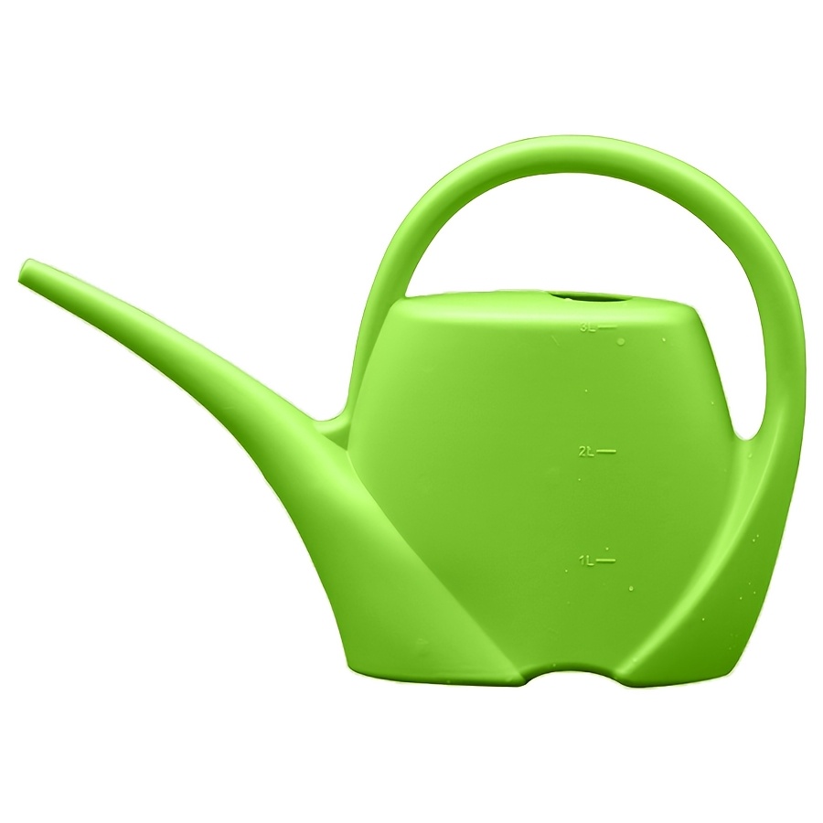 TEMU 1pc, Indoor Plant Watering Can, Plastic Garden Watering Can With Long Spout, For Watering Flowers And Succulents, 3l