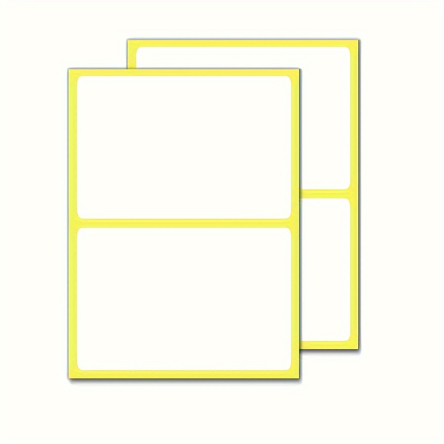 Of Stickers, 3.07x4.65 Inch Labels, Self-adhesive Label Sticker - Stickers, Matte White 1 Sheet/2pcs