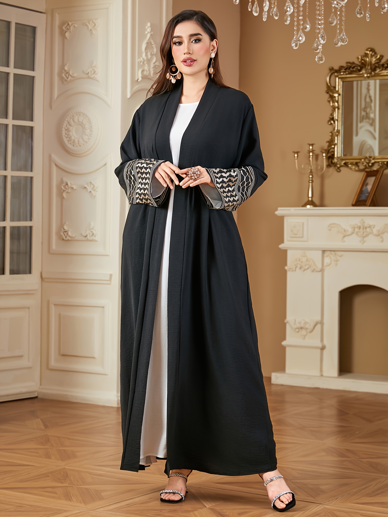 loose moroccan kaftan belt women suitable daily