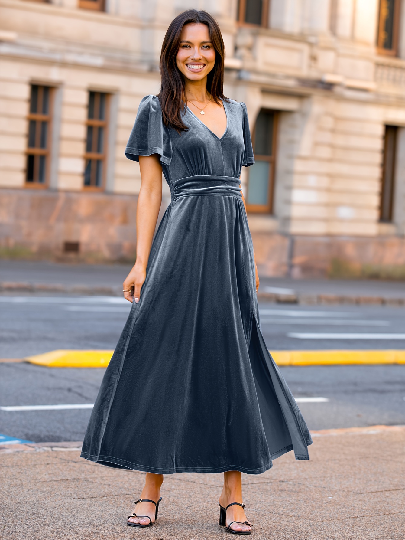 slip dress with lace White Satin Bridal Slip Dress with Pearl Details – Luxury Wedding Morning Outfit for Bride