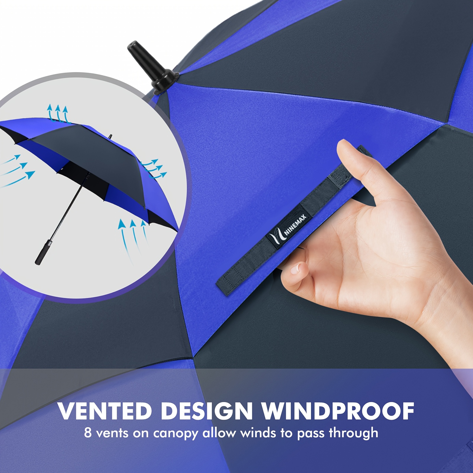 [Automatic Golf Umbrella] Large Automatic Golf Umb...