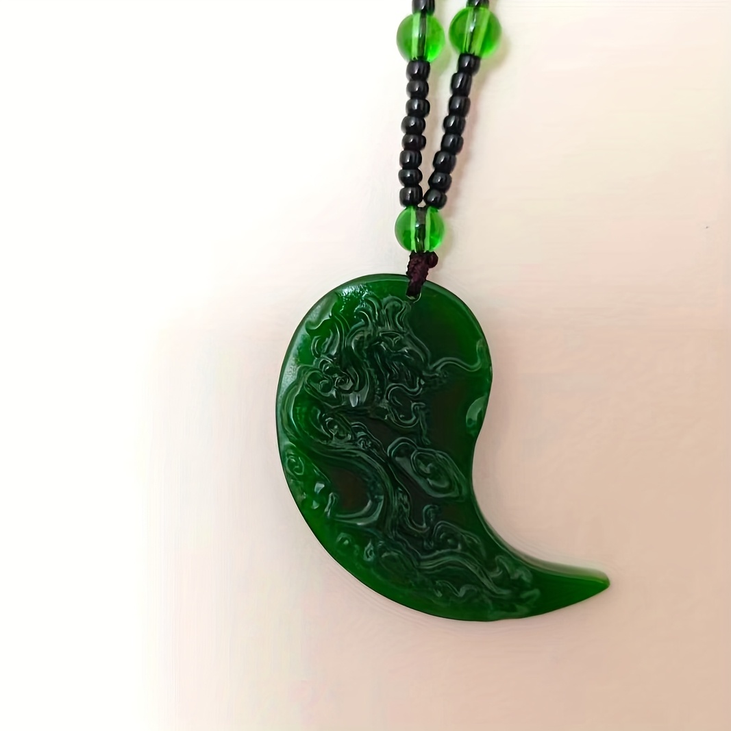 Women's Fashion Pure Green Pendant Necklace